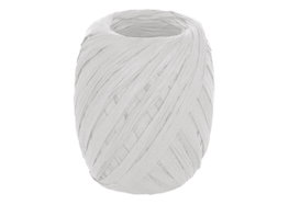 Innspiro Rafia de papel color blanco 4mm x 30m