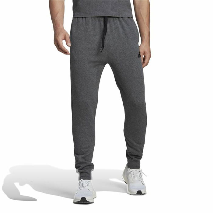 Pantalón Largo Deportivo Adidas Essentials Regular Tapered Gris oscuro