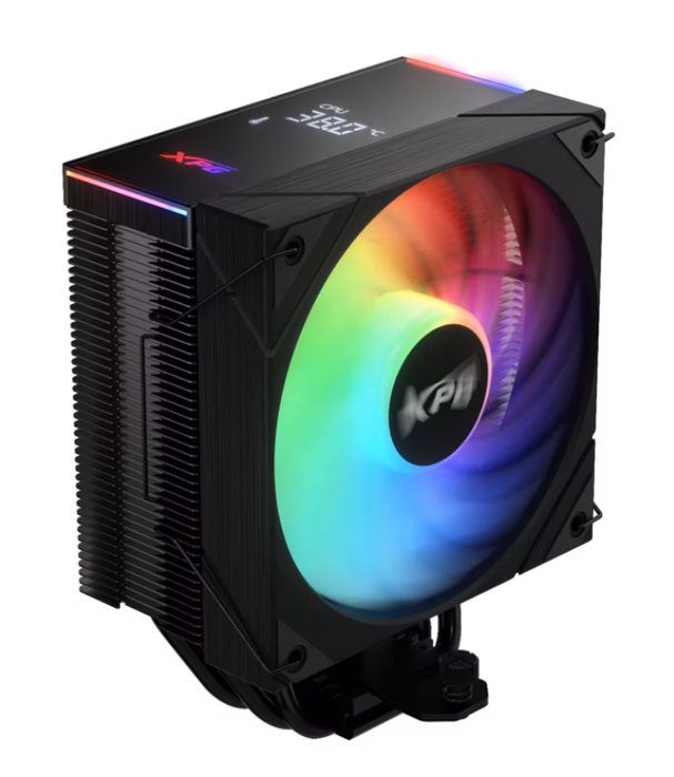 XPG MAESTRO PLUS 42SA Enfriador de Aire para CPU compatible con LGA 1700, AM5, 220W TDP, Iluminación ARGB