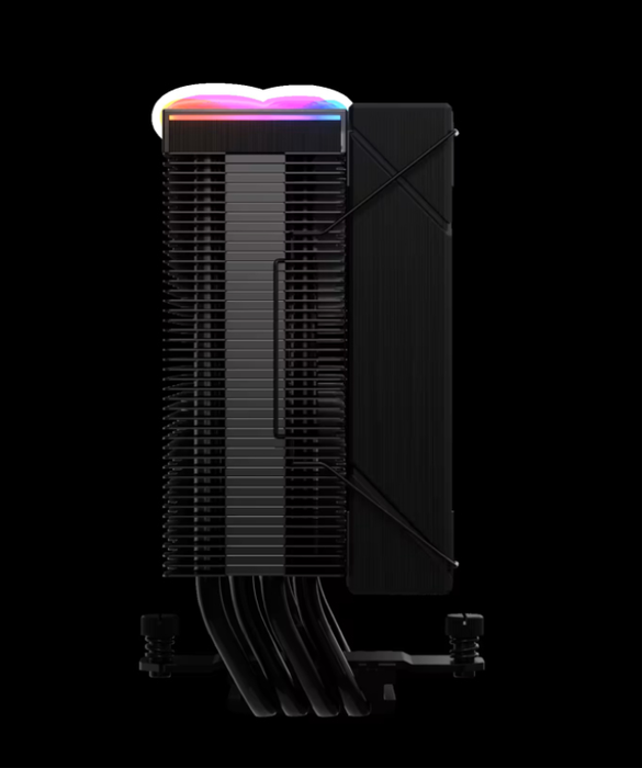 XPG MAESTRO PLUS 42SA Enfriador de Aire para CPU compatible con LGA 1700, AM5, 220W TDP, Iluminación ARGB