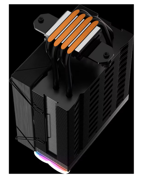 XPG MAESTRO PLUS 42SA Enfriador de Aire para CPU compatible con LGA 1700, AM5, 220W TDP, Iluminación ARGB