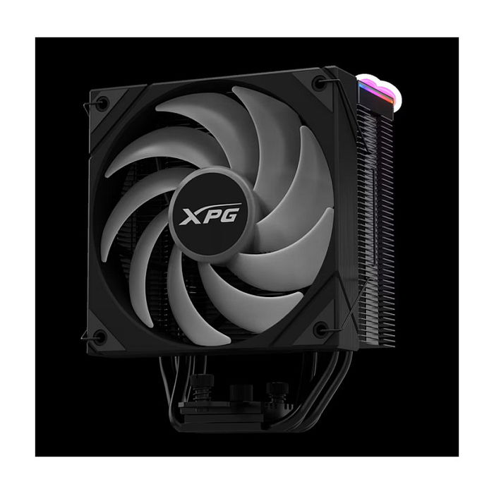 ADATA XPG Maestro Plus 42SA ARGB - Refrigerador de aire para CPU, 120mm, 4 tubos de calor, ventilador PWM, ARGB, TDP 220W, Negro