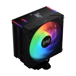 ADATA XPG Maestro Plus 42SA ARGB - Refrigerador de aire para CPU, 120mm, 4 tubos de calor, ventilador PWM, ARGB, TDP 220W, Negro