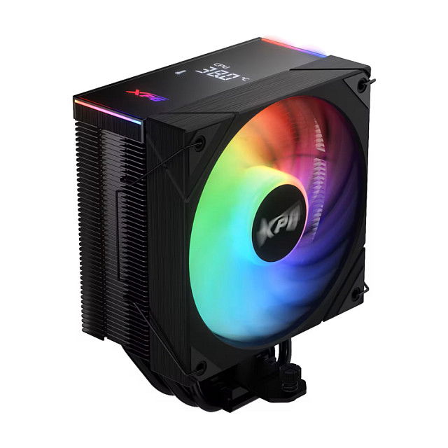 ADATA XPG Maestro Plus 42SA ARGB - Refrigerador de aire para CPU, 120mm, 4 tubos de calor, ventilador PWM, ARGB, TDP 220W, Negro