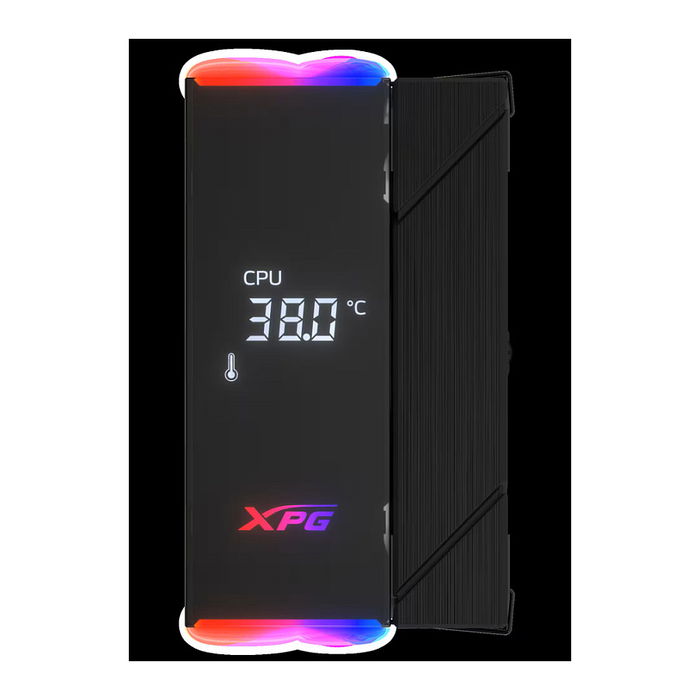 ADATA XPG Maestro Plus 42SA ARGB - Refrigerador de aire para CPU, 120mm, 4 tubos de calor, ventilador PWM, ARGB, TDP 220W, Negro