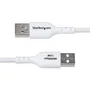 StarTech.com USB2AC2MNCWHE Cable USB-A a USB-C de 2m Blanco - Carga Rápida 3A/15W, USB 2.0, Compatible con iPhone 15, Samsung Galaxy, Google Pixel, iPad, MacBook