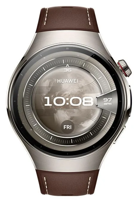 Huawei Watch 5 Classic 46mm Smartwatch Titanio Marrón EKG GPS AMOLED Huawei Watch 5 Classic 46mm Smartwatch Titanio Marrón EKG GPS AMOLED