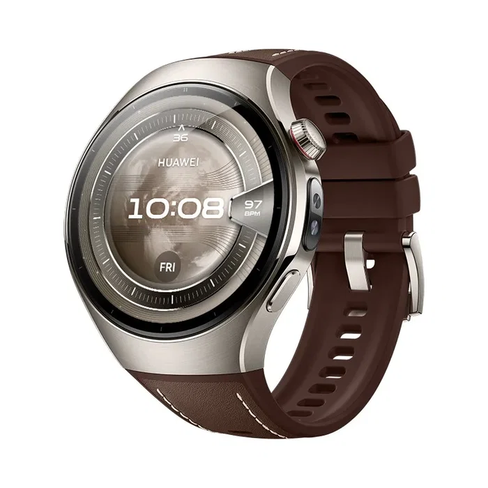 Huawei Watch 5 Classic 46mm Smartwatch Titanio Marrón EKG GPS AMOLED Huawei Watch 5 Classic 46mm Smartwatch Titanio Marrón EKG GPS AMOLED
