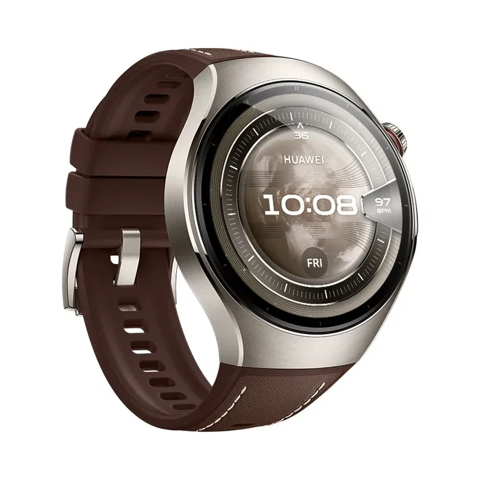 Huawei Watch 5 Classic 46mm Smartwatch Titanio Marrón EKG GPS AMOLED Huawei Watch 5 Classic 46mm Smartwatch Titanio Marrón EKG GPS AMOLED