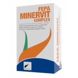 FEPADIET Minervit Complex 20 Cápsulas | Vitaminas y Minerales para Energía y Reducción de Cansancio y Fatiga