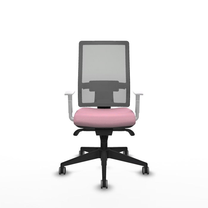 PIQUERAS Y CRESPO Silla de oficina Horna con mecanismo Sincro, Rosa y Gris PIQUERAS Y CRESPO Silla de oficina Horna con mecanismo Sincro, Rosa y Gris