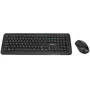 Targus AKM610ES Combo Teclado y Ratón Inalámbrico RF 2.4 GHz Español 100% Completo con Teclado Numérico Negro
