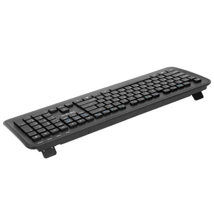 Targus AKM610ES Combo Teclado y Ratón Inalámbrico RF 2.4 GHz Español 100% Completo con Teclado Numérico Negro