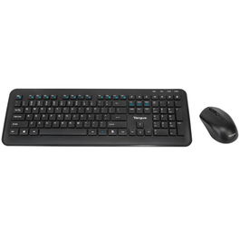 Targus AKM610ES - Pack Teclado y Ratón Inalámbrico RF 2.4 GHz, Español, Teclado Numérico Completo 100%, Negro
