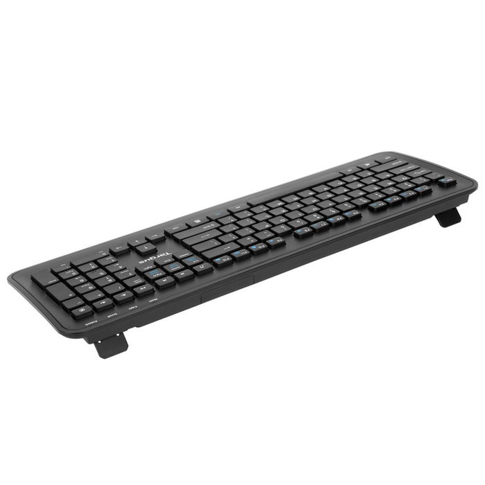 Targus AKM610ES - Pack Teclado y Ratón Inalámbrico RF 2.4 GHz, Español, Teclado Numérico Completo 100%, Negro