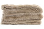 DKD Home Decor Rabit fur april 25 a Manta Beige 170 x 130 cm (2 Unidades)