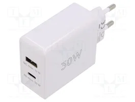 GOOBAY Cargador USB C Power Delivery 30W Blanco