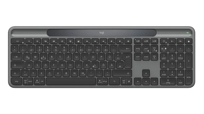 Logitech Signature Slim Solar+ K980 Teclado Inalámbrico QWERTZ Grafito