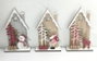 DKD Home Decor Casas de MDF Multicolor Surtido de 3 Diseños
