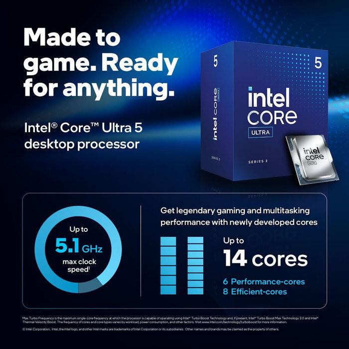 Intel Core Ultra 5 235 3.4 GHz 14 Núcleos LGA 1851