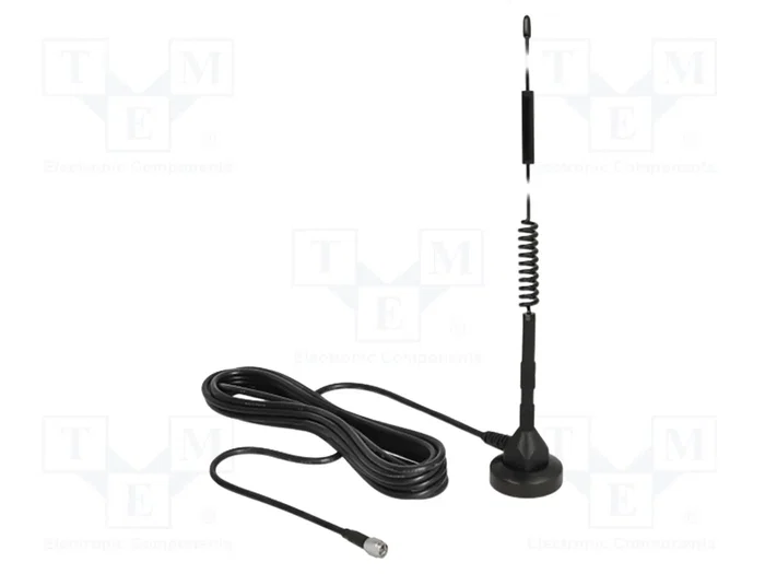 DeLOCK Antena LTE Omnidireccional 5 dBi con conector SMA y cable de 3 m, Negro DeLOCK Antena LTE Omnidireccional 5 dBi con conector SMA y cable de 3 m, Negro