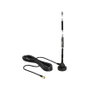 DeLOCK Antena LTE Omnidireccional 5 dBi con conector SMA y cable de 3 m, Negro