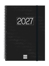 FINOCAM Agenda Anual 2027 Spirale Basic Year Negro