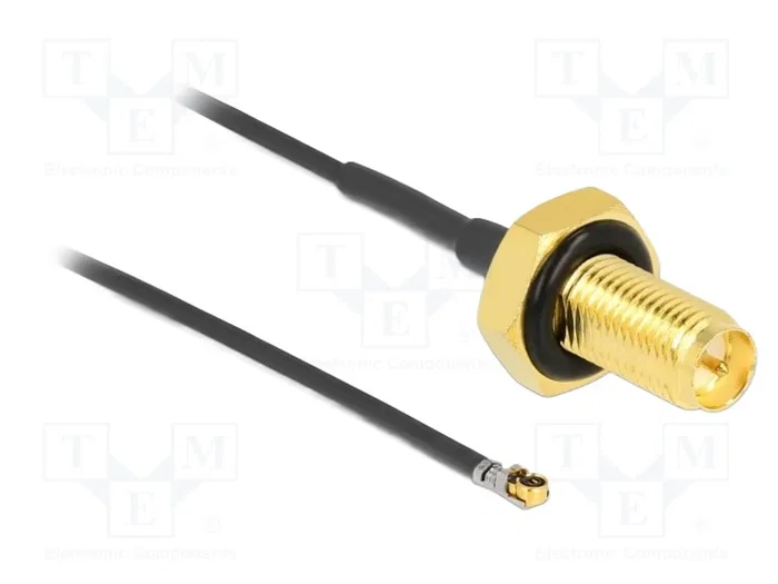 DeLOCK Cable de antena RP-SMA hembra a MHF 4L LK macho 1.37, 35 cm DeLOCK Cable de antena RP-SMA hembra a MHF 4L LK macho 1.37, 35 cm