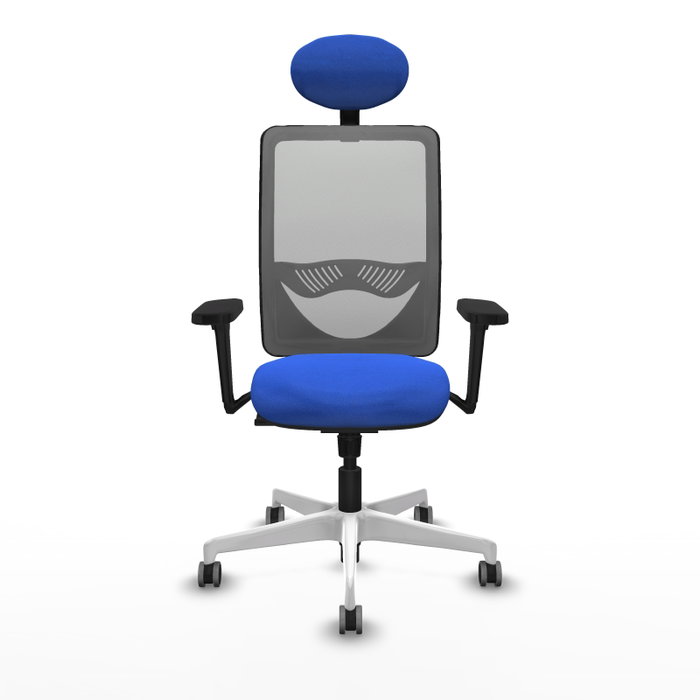 PIQUERAS Y CRESPO Silla de oficina Zulema con mecanismo Sincro, Azul y Gris PIQUERAS Y CRESPO Silla de oficina Zulema con mecanismo Sincro, Azul y Gris