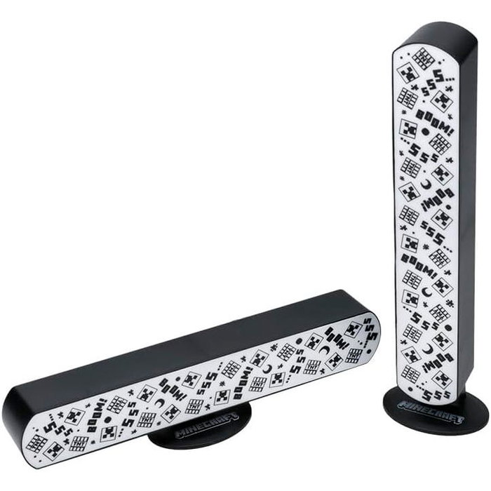 Paladone Set de 2 Barras de Luz Minecraft con Mando a Distancia y Sonido Reactivo USB Paladone Set de 2 Barras de Luz Minecraft con Mando a Distancia y Sonido Reactivo USB