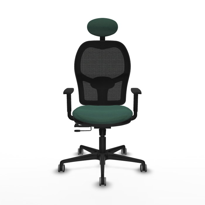 PIQUERAS Y CRESPO Silla de oficina Jorquera Verde botella y Negro PIQUERAS Y CRESPO Silla de oficina Jorquera Verde botella y Negro