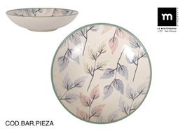 La Mediterranea Plato Hondo Tardor Monaco Brillo ø21cm