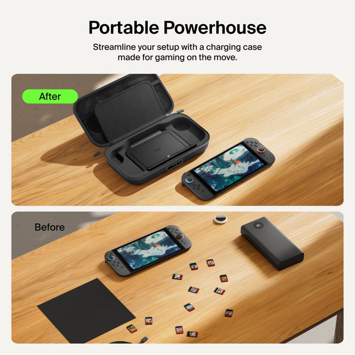 Belkin Charging CasePro 10000mAh para Nintendo Switch 2 - Anthracite