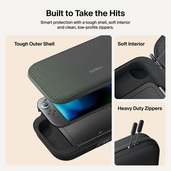Belkin Charging CasePro 10000mAh para Nintendo Switch 2 - Anthracite