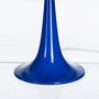 Lámpara Mesa Azul Cristal-Metal 25,50 X 25,50 X 25 cm