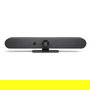 Logitech 960-001340 Rally Bar Mini Sistema Videoconferencia Grupo 4K Ultra HD 30fps Grafito PTZ 4x Zoom 6 Micrófonos WiFi Bluetooth EMEA Enchufe UK/HK