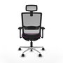 PIQUERAS Y CRESPO Silla de oficina Haches con mecanismo Sincro/Traslack Morado y Gris