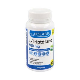 POLARIS L-Triptofano 500Mg 60Cap. Complemento alimenticio para el sistema nervioso.