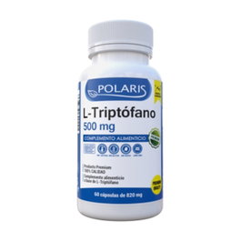 Polaris L-Triptófano 500 mg 60 cápsulas Complemento Alimenticio Serotonina