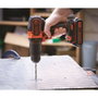 Black+Decker Kit de taladro percutor 18 V con 2 baterías de 1,5 Ah y 80 accesorios