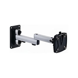 NOVUS Brazo Monitor Plegable para Pantalla Única con Soporte VESA 75x75/100x100 mm, Capacidad 10 kg, Color Negro y Plata