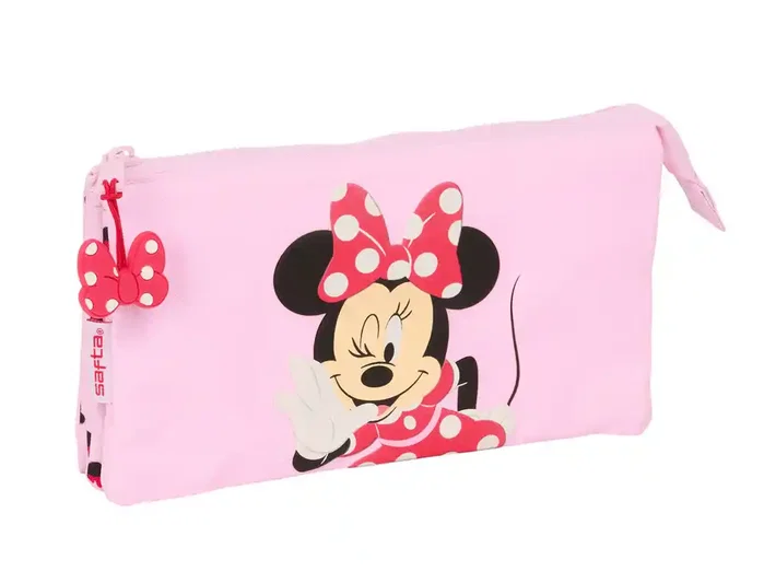 Safta Estuche Portatodo Triple Minnie Mouse Naive Safta Estuche Portatodo Triple Minnie Mouse Naive