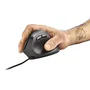 NGS SAMSARA Ratón Ergonómico Vertical para Mano Derecha, Silencioso, Laser, 3200 DPI, USB Tipo A, Negro