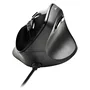NGS SAMSARA Ratón Ergonómico Vertical para Mano Derecha, Silencioso, Laser, 3200 DPI, USB Tipo A, Negro