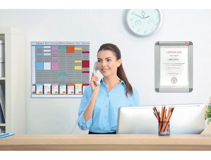 Nobo T-Card Ficha para Plannings de Cartulina 170 gr Color Verde Pack 100 Unidades