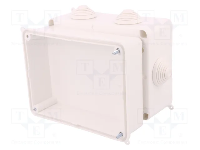 ELEKTRO-PLAST NASIELSK EP-LUX Caja de Conexiones Blanca con Diafragmas ELEKTRO-PLAST NASIELSK EP-LUX Caja de Conexiones Blanca con Diafragmas