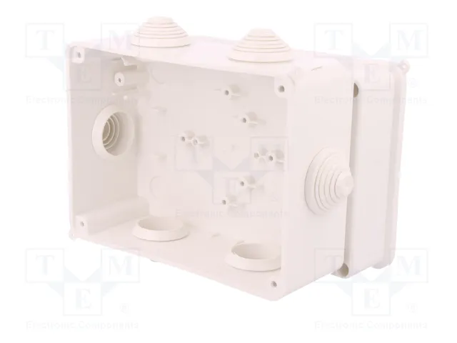 ELEKTRO-PLAST NASIELSK EP-LUX Caja de Conexiones Blanca con Diafragmas ELEKTRO-PLAST NASIELSK EP-LUX Caja de Conexiones Blanca con Diafragmas