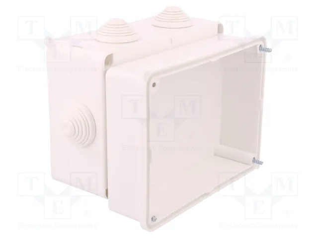 ELEKTRO-PLAST NASIELSK EP-LUX Caja de Conexiones Blanca con Diafragmas ELEKTRO-PLAST NASIELSK EP-LUX Caja de Conexiones Blanca con Diafragmas