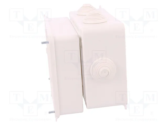 ELEKTRO-PLAST NASIELSK EP-LUX Caja de Conexiones Blanca con Diafragmas ELEKTRO-PLAST NASIELSK EP-LUX Caja de Conexiones Blanca con Diafragmas