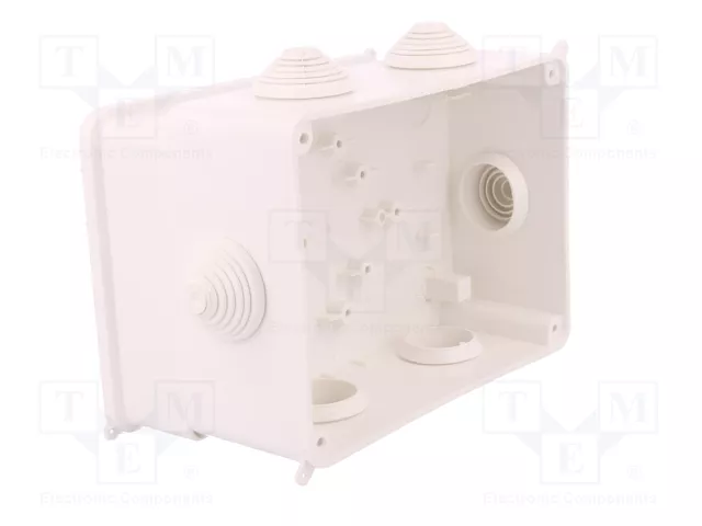 ELEKTRO-PLAST NASIELSK EP-LUX Caja de Conexiones Blanca con Diafragmas ELEKTRO-PLAST NASIELSK EP-LUX Caja de Conexiones Blanca con Diafragmas
